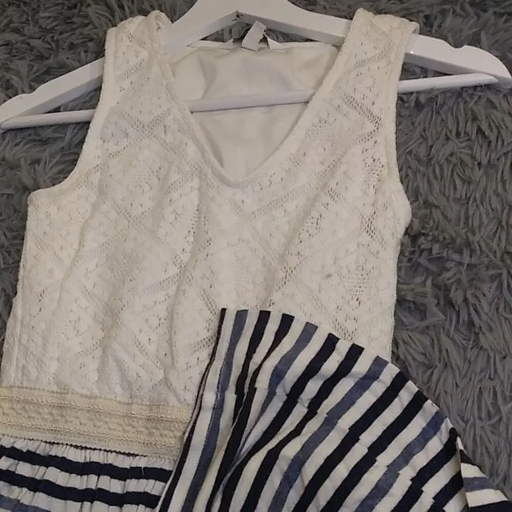 Speeckless girl white/blue sleeveless size XS